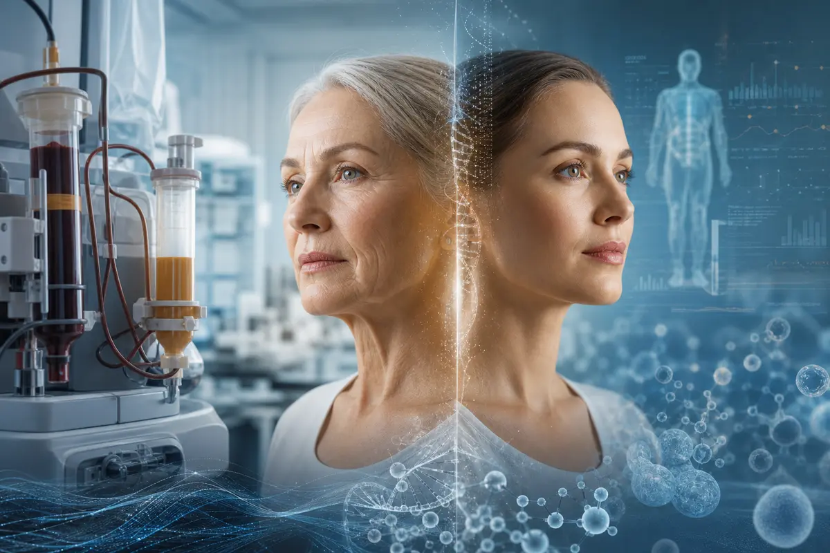 Plasmaféresis y biomarcadores del envejecimiento: lo que un ensayo…